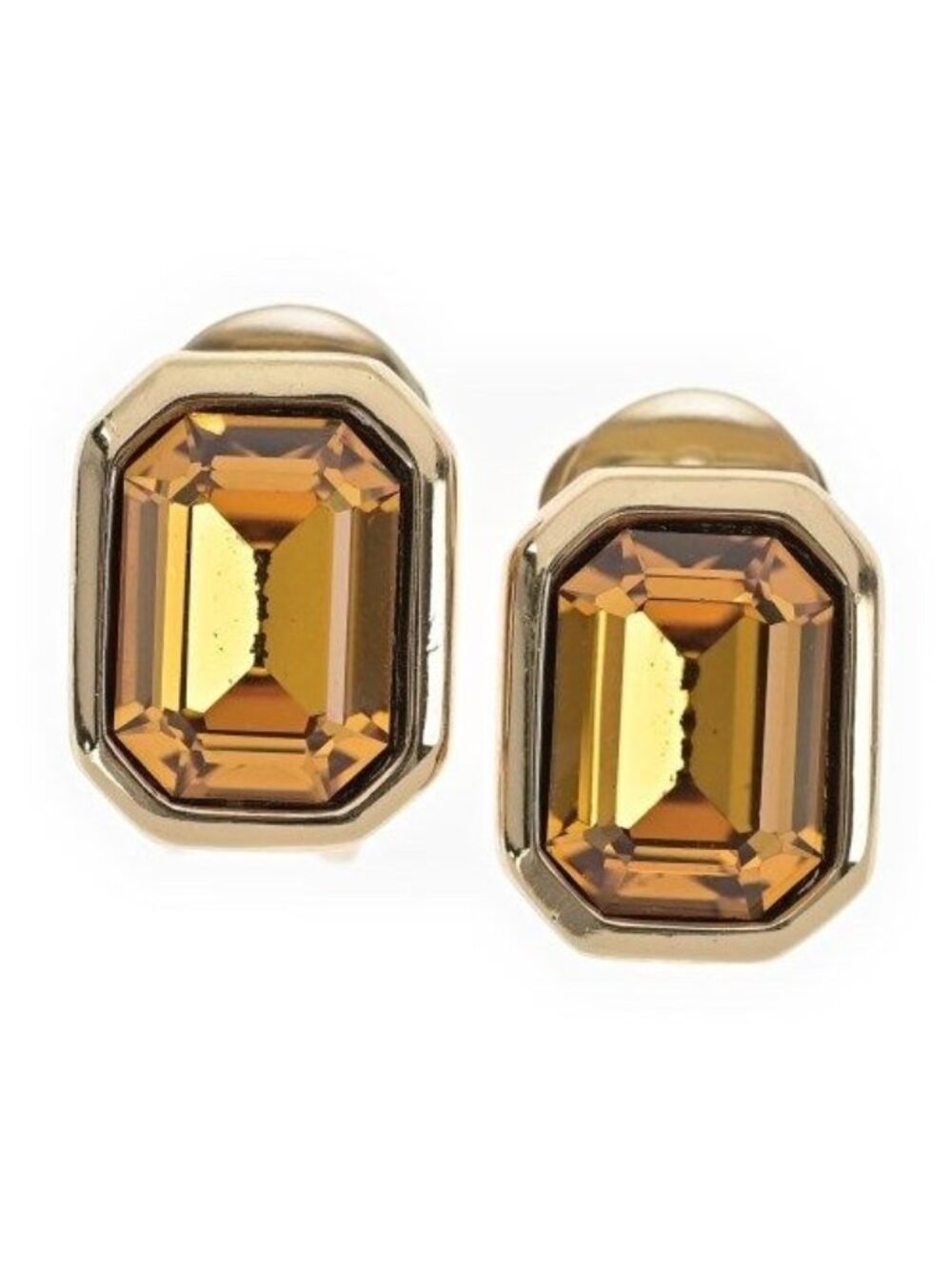 Dior Earrings Vintage Gold